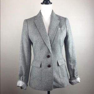 Banana Republic, Grey Wool Hacking Jacket, 2P